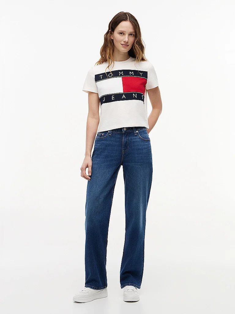 Vêtements Tommy Jeans Tjw Reg Flag Ss Tee pour Femme - vue 6